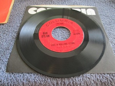 Bob Dylan - Like A Rolling Stone/GATES OF  -  1965 Columbia 4-43346  45-VG  HEAR