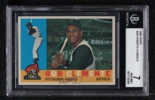 1960 Topps Roberto Clemente (Called Bob on Card) #326 BGS 7 HOF 0q3