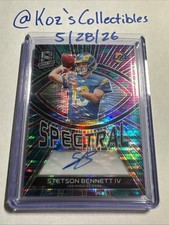 Spectra Spectral 2023 verde púrpura Stetson Bennett IV ROOKIE automático/99 aire acondicionado