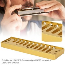 Harmonica Comb 10  Hole Blues Harp Comb Part for SP20 Aluminum Alloy