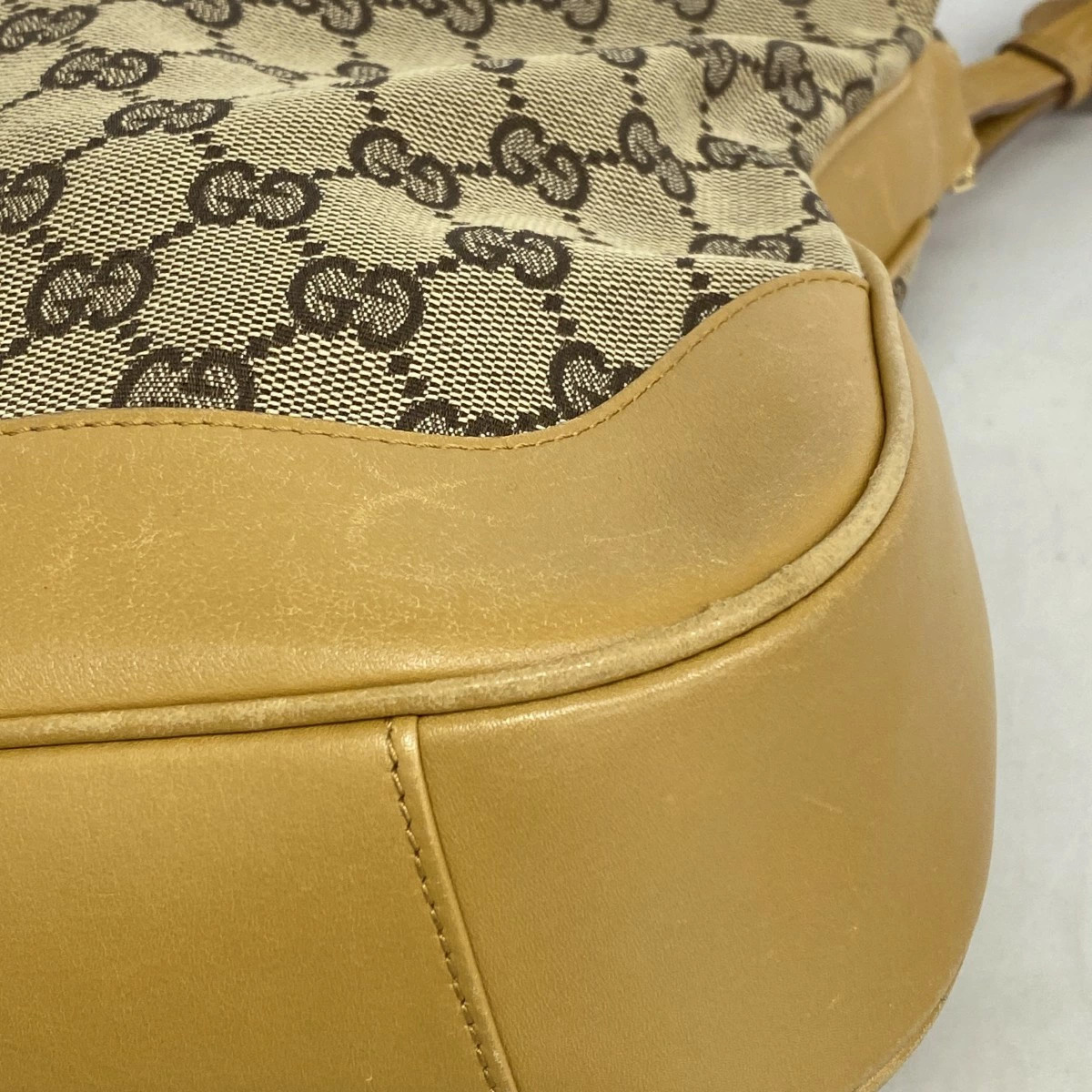 Gucci GG Canvas/Bamboo 2Way Handbag Brown Gold Hardware thumbnail 7