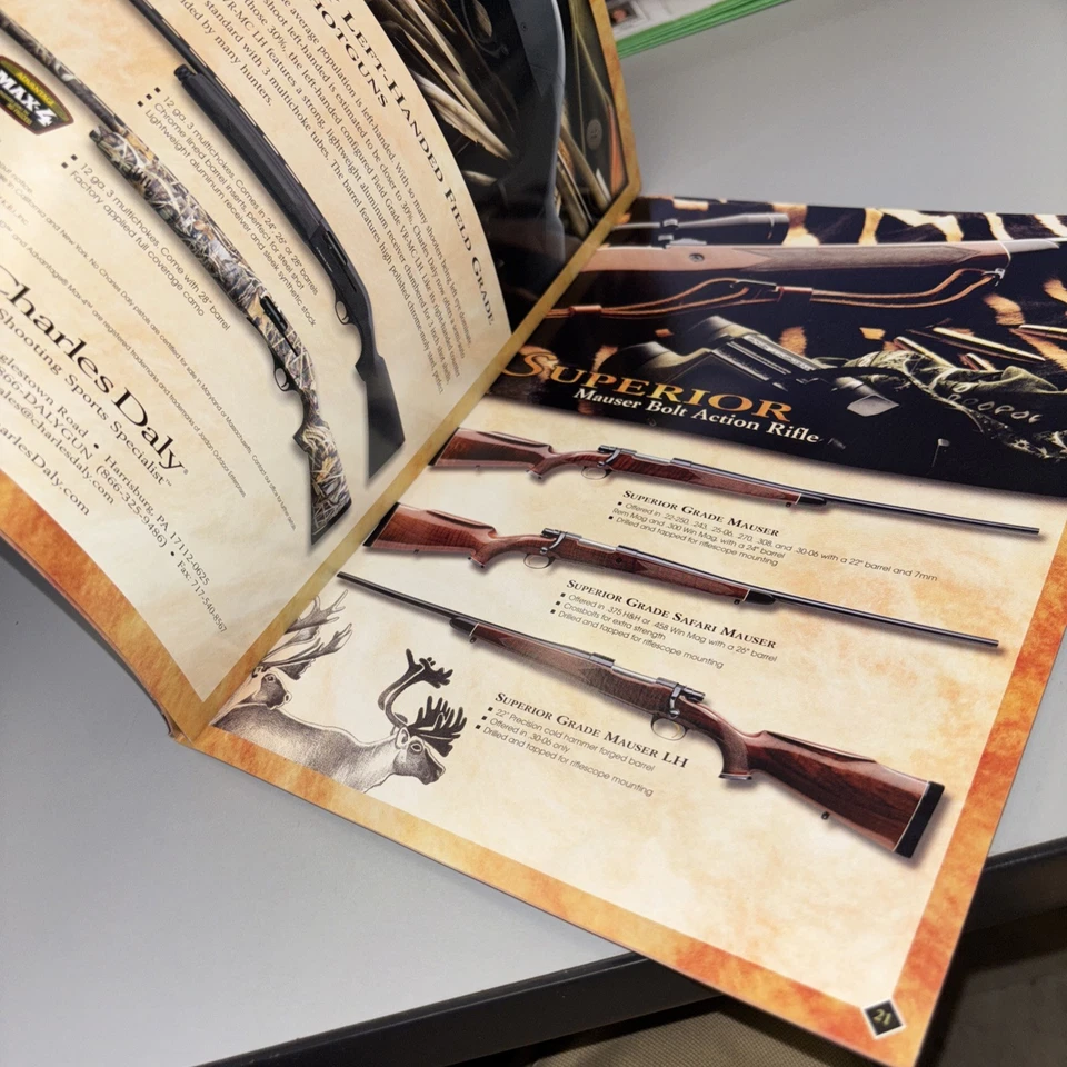 Catálogo Charles Daly 2003 Escopetas Rifles Pistola Semiautomáticos Perno Acción De Colección Foto 4 de 4