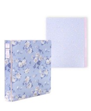 Love Shack Fancy X Target Yoobi Everblooming Blue 1" Binder with 5-Tab Dividers