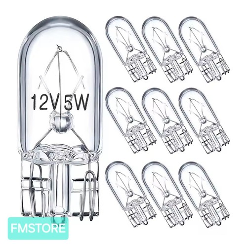 Lampadine a LED T10 W5w 194 12V Glass Luce Bianca Auto Moto Bike Camion #2000