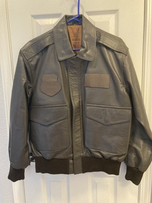 Official US Air Force A-2 Leather Flight Jacket Size 40S Never Worn with Tags