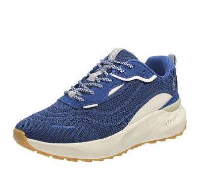 Extr4 Kaizen - blaue Stoff Sneaker - Größe 44 [28cm] Herrenschuhe Sneaker