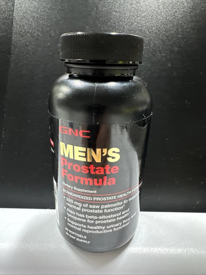 Cápsulas blandas de fórmula de próstata para hombre GNC con 320 mg de saw palmetto 60 cápsulas blandas caducidad 27/02 Foto 2 de 4