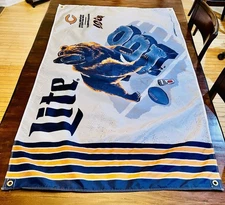 Chicago Bears 100 Seasons Miller Lite 3’ x 5’ flag Rare 