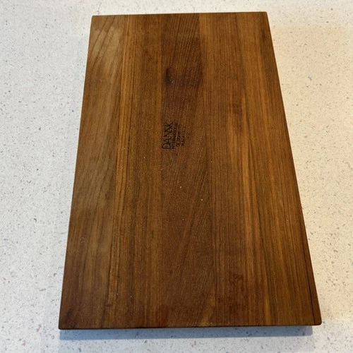 Vintage Teak Wood DANSK Lattice Trivet MCM Solid Teak Kitchenware Beautiful image 2