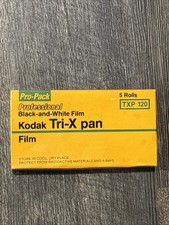 Kodak Tri-X Pan Professional TXP 120 5 Roll Pack Black  White Film Exp. 12/1987