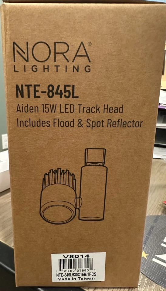 Cabezal de pista LED Aiden negro con inundación y punto Nora Lighting NTE-845L 930X 15W Foto 4 de 4
