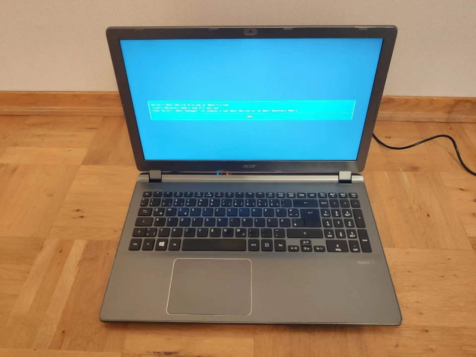 Acer Aspire V5-573G i7-4510U Notebook defekt – Feuchtigkeitsschaden, Bastlerware - Bild 2 von 4