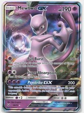 Mewtwo GX Ultra Rare Shining Legends SHL Psychic Holo 39/73 MP on eBay