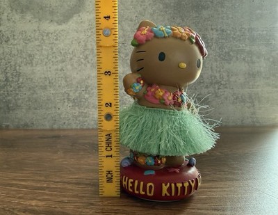 Hello Kitty Sanrio 2002 Bobblehead Dash Hula Dancer Hawaii Ceramic