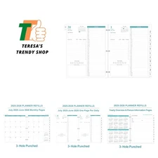 Comprehensive 2025-2026 Planner Refill - Daily Scheduling and Prioritization