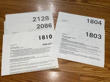 Tri-Chem Liquid Embroidery Lite ‘N Easy Transfer Lot Of 5 Transfers