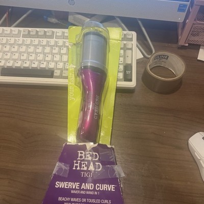 Bed Head Swerve Curve Hair Waver and Wand | 2 Tools in 1, Beachy Waves, Tousl...