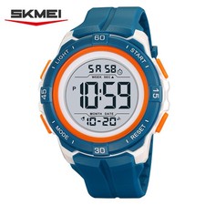 SKMEI Men Sport Watch Big Case Digital Wristwatch Student Boy Alarm Stopwatch