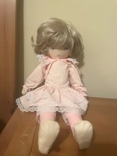 Dolls By Pauline Bjonness Jacobsen Design 20" Soft ClothDress 1983 Big Hair RARE