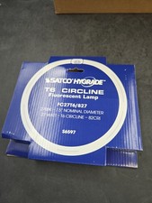 12 Pack SATCO HYGRADE T6 CIRCLINE Fluorescent Lamp-FC27T6/827-S6597