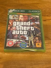 Grand Theft Auto IV Classics Edition Microsoft Xbox 360 Game With Map And Manual