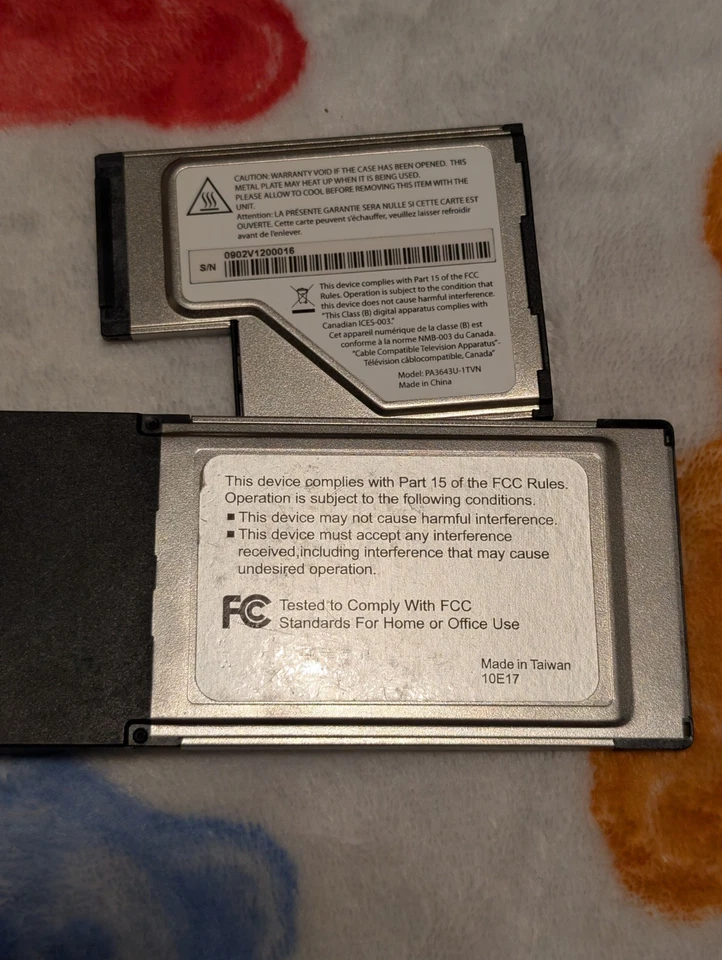 PC Computer Parts; Dynex 2.0 Card Bus Adapter/ExpressCard 54 Toshiba - Image 2 of 4