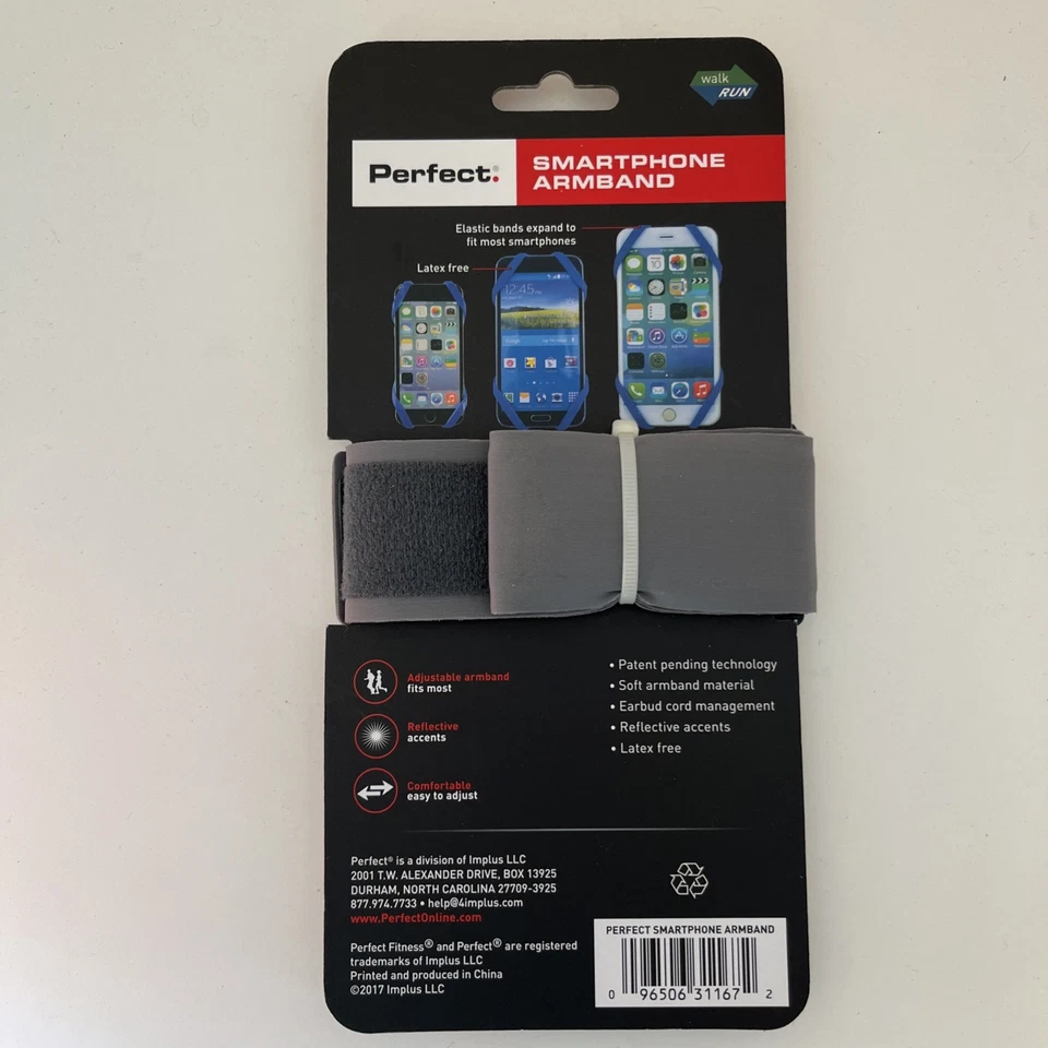 Braçadeira perfeita para smartphone - Nova em folha - Compatível com a maioria dos telefones e a maioria dos braços - Imagem 4 de 4