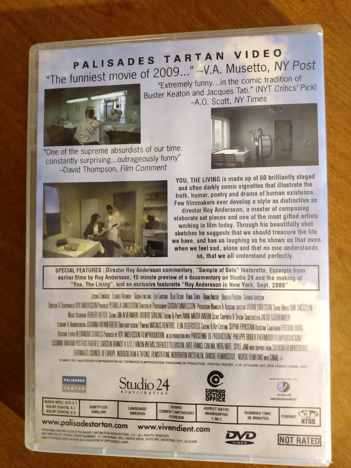~ YOU, THE LIVING Roy Andersson DVD 2010 Official North America Region 1 ~ - Image 2 of 4