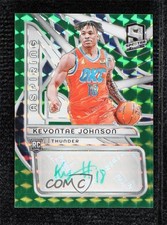 2023-24 Panini Spectra Aspiring Green Prizm 18/50 Keyontae Johnson Auto 16wc