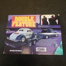 ERTL WIX 1951 FORD F-1  1940 COUPE RACE CAR  2 PC SET Plus MARKETING POSTER 