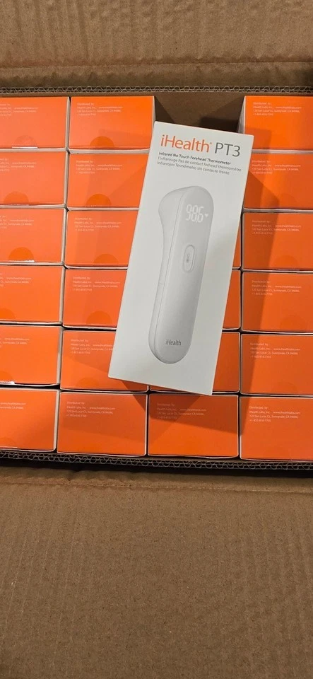 100pcs iHealth PT3 No-Touch Forehead Infrared Digital Thermometer
Opens in a new window or tab