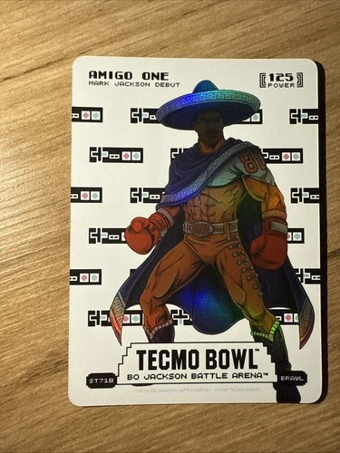 Bo Jackson Battle Arena Tecmo Amigo One Brawl Sore Thumb SP Mark Jackson Debut