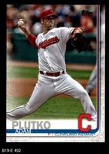 2019 Topps #492 Adam Plutko Indians 8 - NM/MT