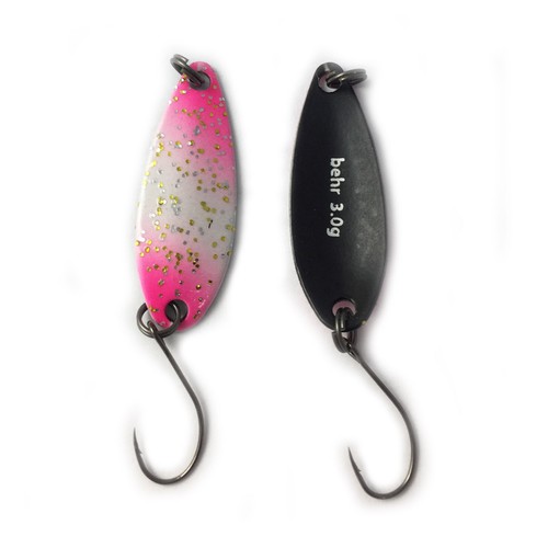 TRENDEX L Spoon Trout Spinner 2,7g 3,0g Blinker Forellen Köder UV aktiv Behr - Bild 14 von 17