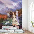 Disney Frozen Wall Mural 100x72 inches girl bedroom 4 piece wallpaper Elsa Anna