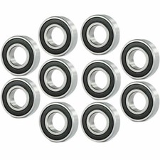 10 Pcs Premium 6001 2RS ABEC3 Rubber Sealed Deep Groove Ball Bearing 12x28x8mm