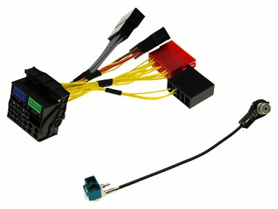 Für Audi A2 A3 A4 A6 A8 Kabel Kabelbaum Anschluss NAVI RNS-E Antennen Adapter