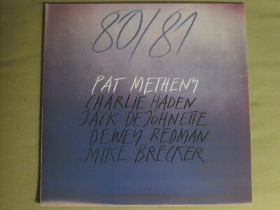 PAT METHENY CHARLIE HADEN JACK DEJOHNETTE 80/81 2LP '80 ECM-2-1180