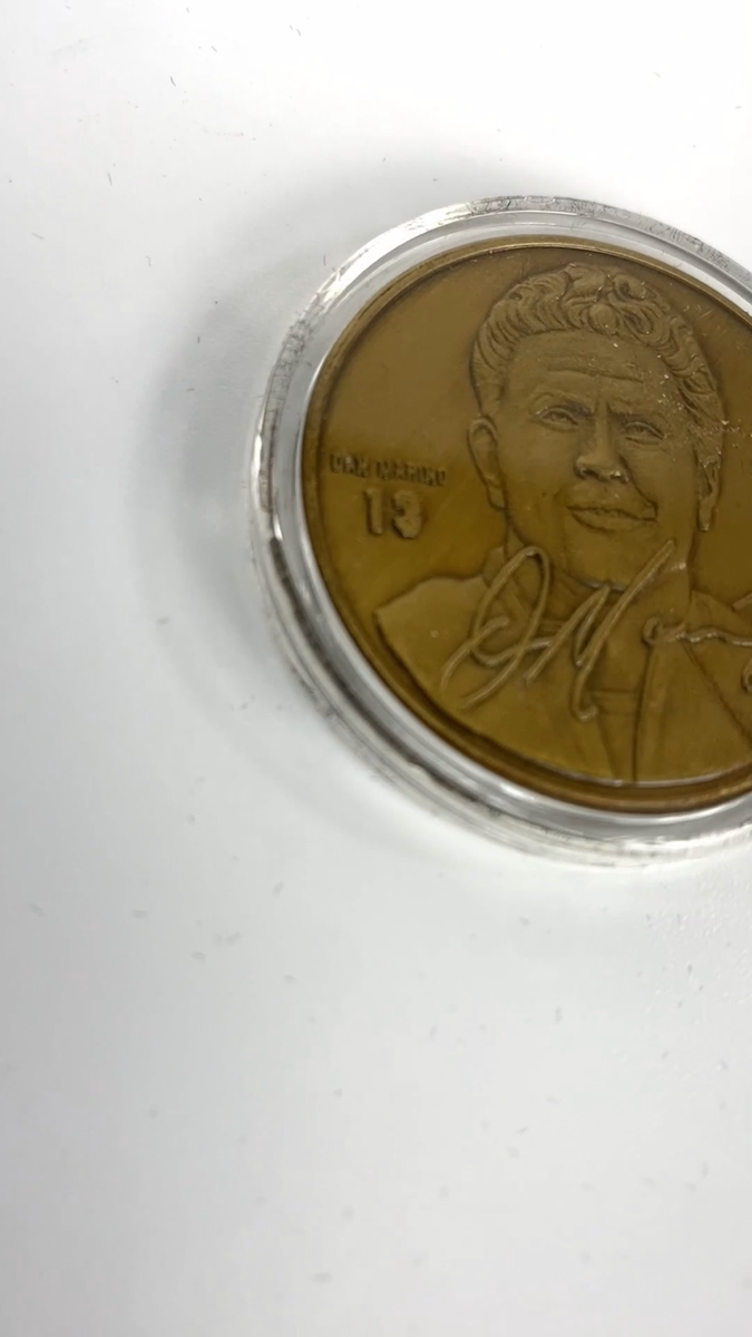 The Highland Mint Dan Marino Bronze Coin with COA #13 Miami