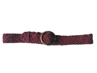 Pepe Jeans Women's Vinie belt, real leather, Burgundy, PL020676