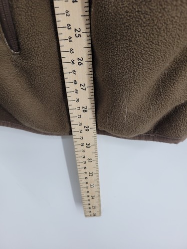 Chaqueta Billabong Explorer Para Hombre Grande Marrón A Cuadros Mezcla Media Cremallera Prendas exteriores - Imagen 8 de 9