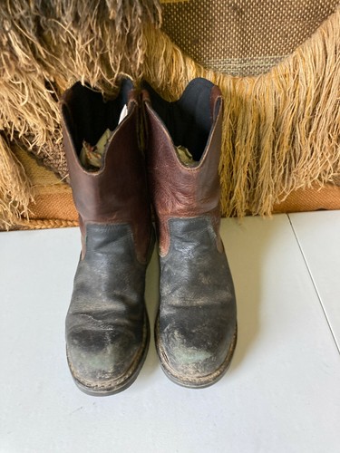 Botas Hytest Talla 110.5 M Hombre Cuero Marrón Puntera de Acero K15201 - Imagen 4 de 10