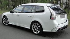 Rear Diffuser Lip Spoiler For Saab 93 Facelift 2007 - Fits Aero Estate Model