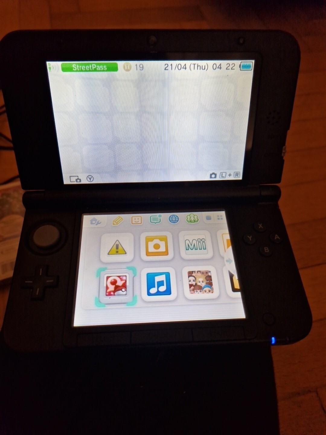 Nintendo Red 3DS XL CHARGER AND 1 GAME INCLUDED eBay