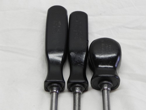 Snap-On 3 Piece 5ASA & 6ASA Black Hard Handle Scratch Awl Lot USA - Picture 5 of 9