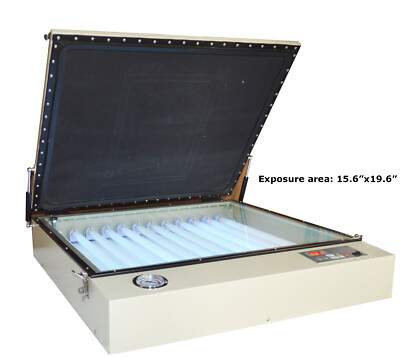 TECHTONGDA 15.6''x19.6''Exposure Area Screen Printing Vacuum UV Exposure Unit 110V