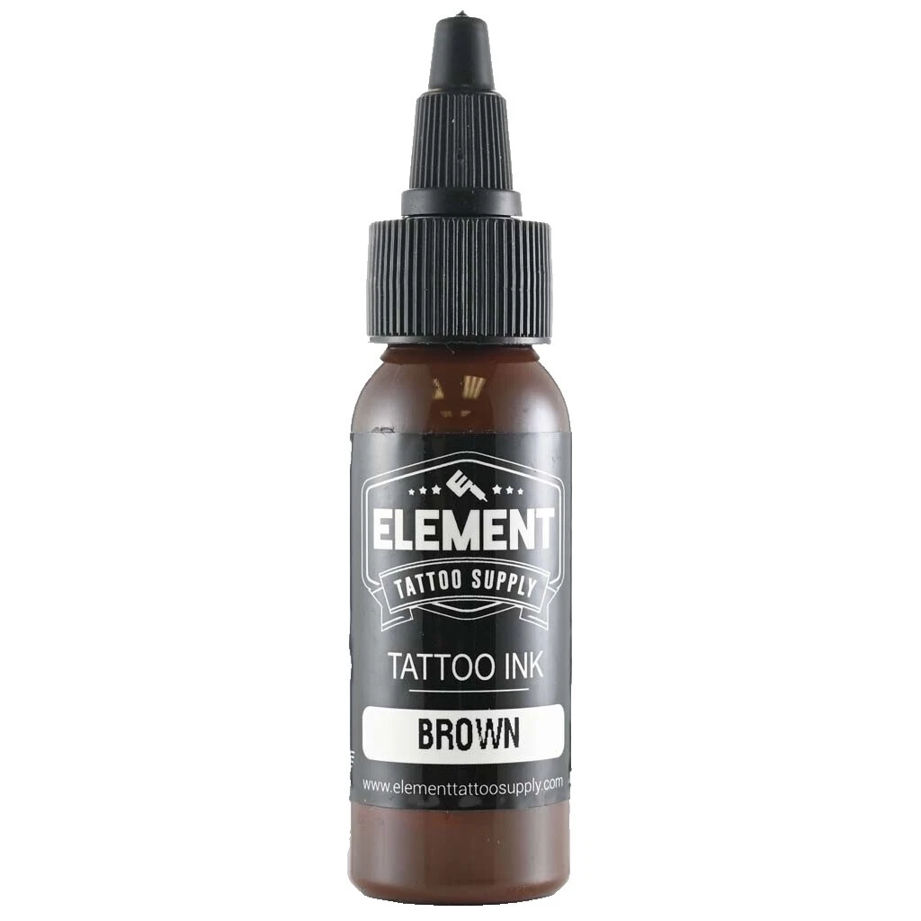 Las tintas de tatuaje Marrón