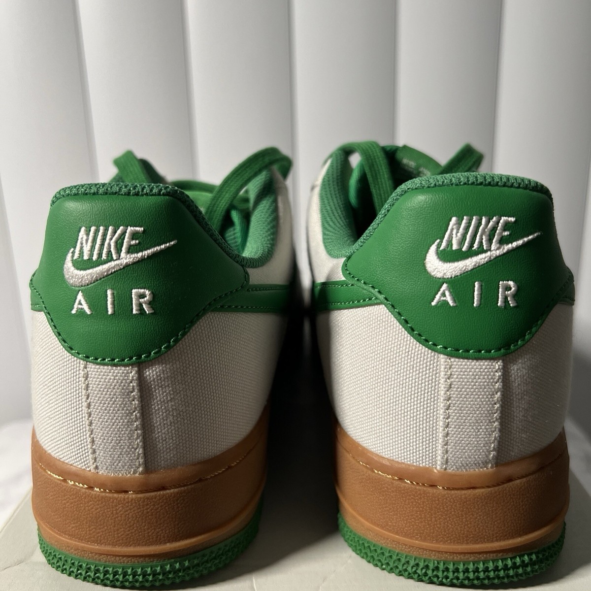 Nike Air Force 1 07 TXT Light Bone / Aloe Verde Mens 8.5 | eBay
