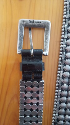 Vintage Fibel Italian belt FIBEL Womens Fashion Belt Italy Made 34 main image 2