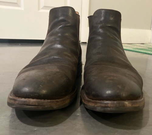 Crockett & Jones Brown Rough Out Suede Chelsea 5 Boots UK 7.5 E US 8.5 - Picture 2 of 11